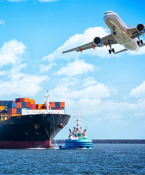 Transit maritime et aérien